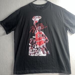 Michael Jordan Graphic T Shirt 100% Cotton Basketball Legend Tee Medium